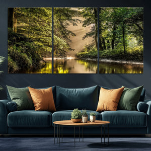 Forest Wall Art Print | River Landscape Wall Art | Perfect