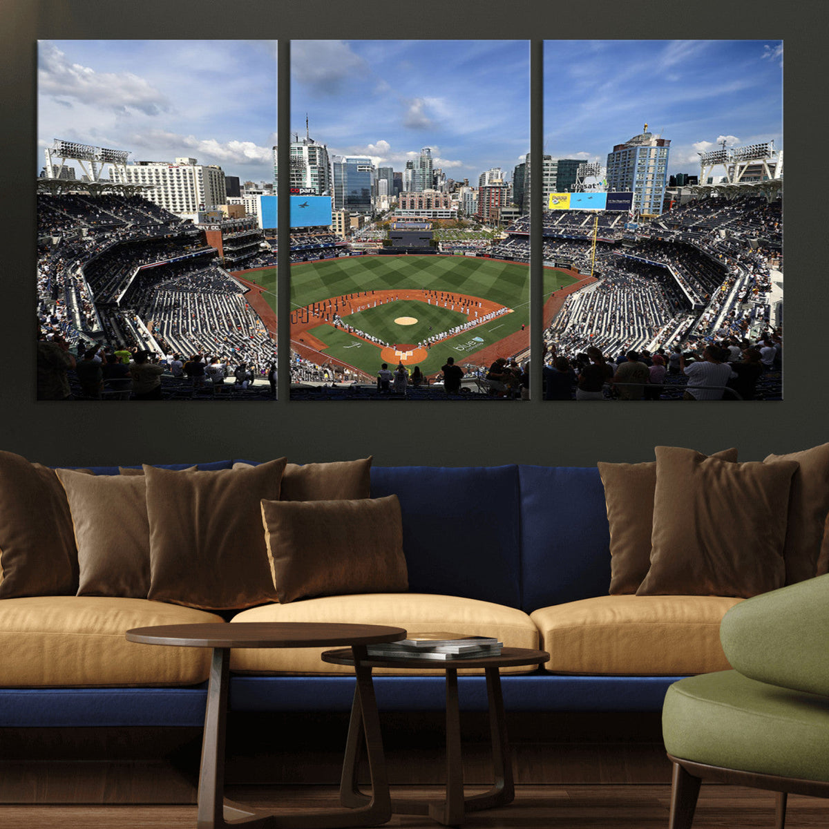 San Diego Padres Baseball Team Print - Petco Park Stadium