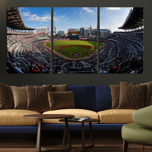 Truist Park Stadium Canvas Wall Art - Atlanta Braves Game