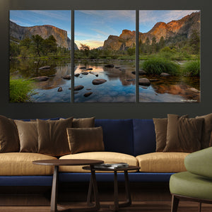 Yosemite Valley Wall Art Canvas Print – Framed El Capitan