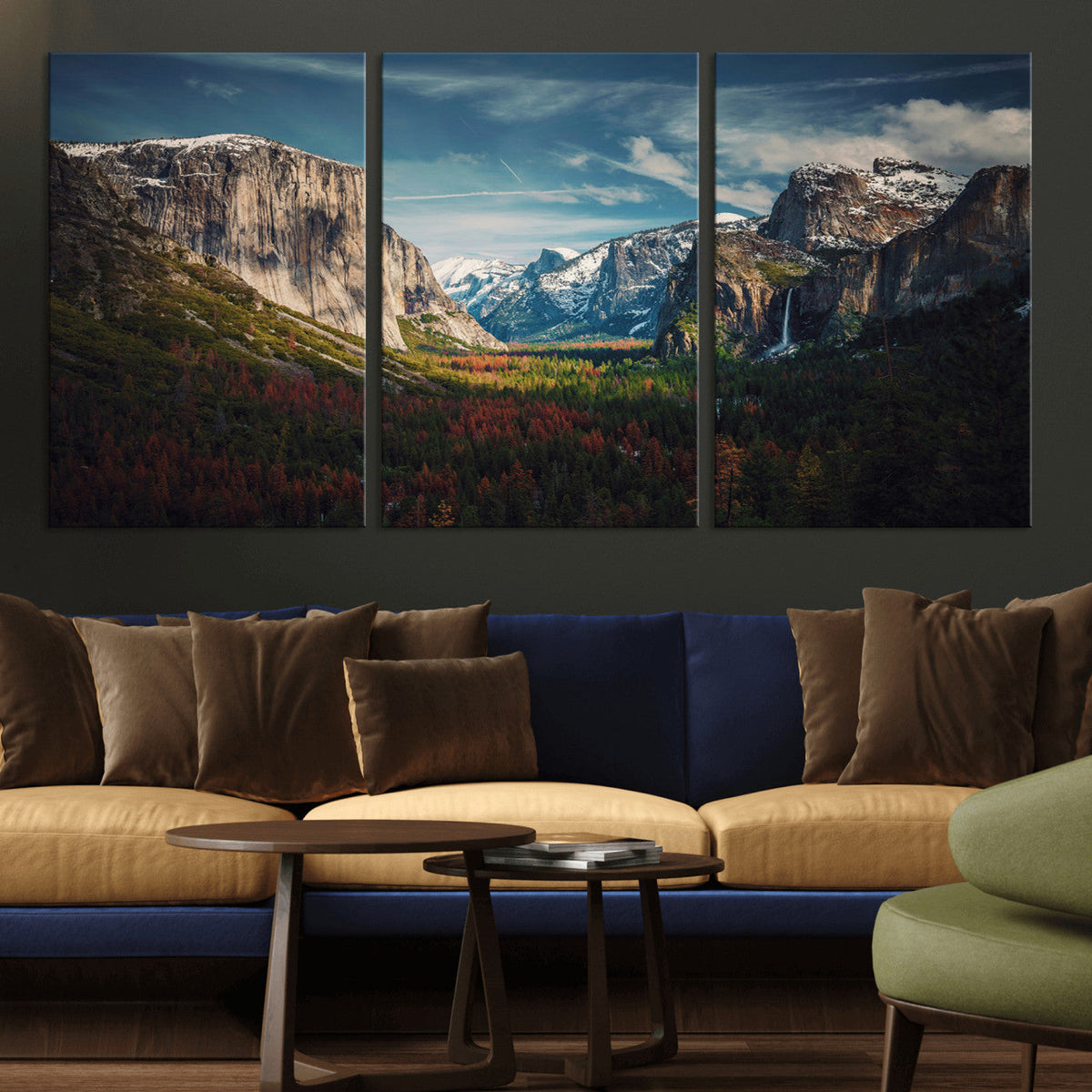 Yosemite National Park Wall Art Canvas Print – Framed