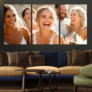 Custom Canvas Print, Personalized Photo Wall Art Unique