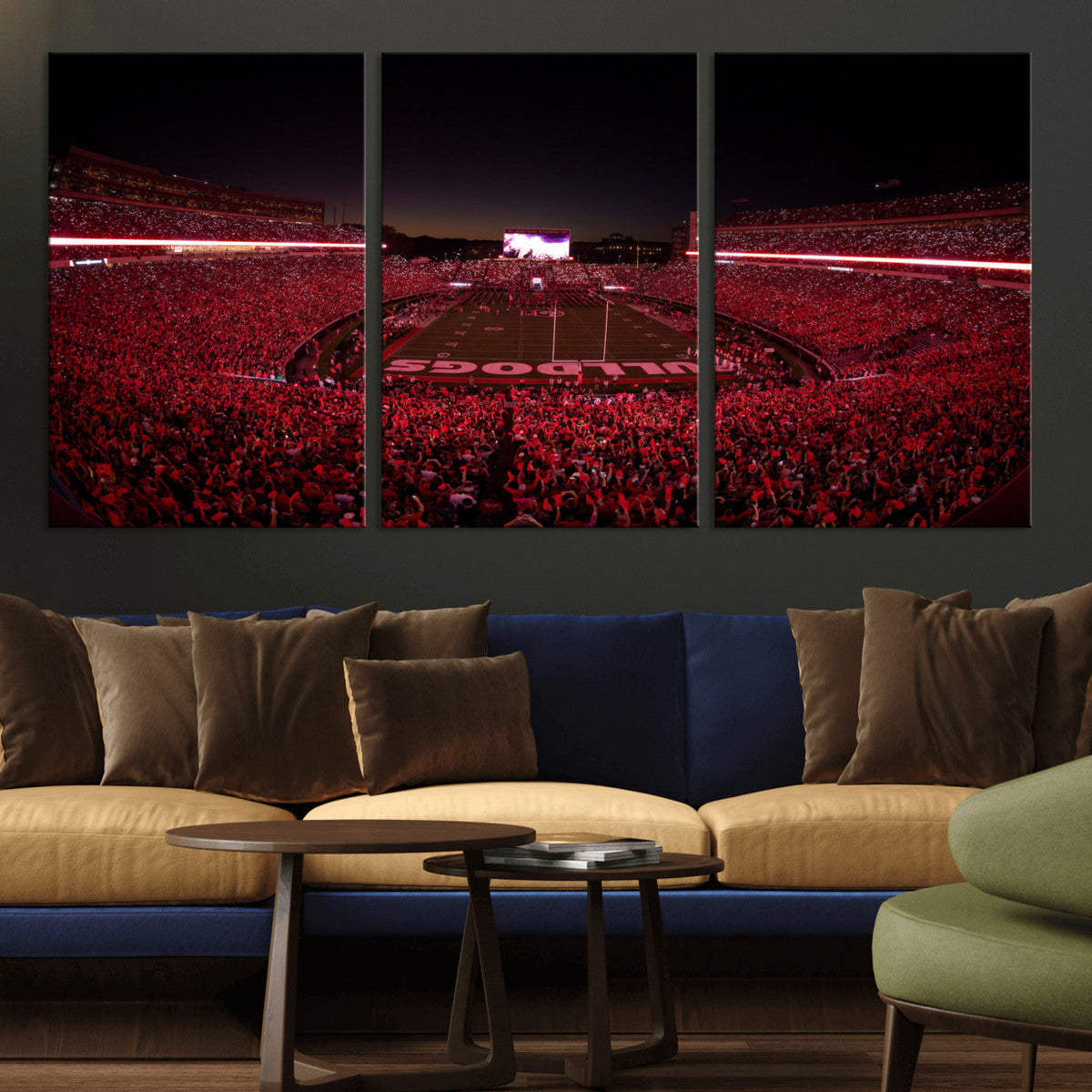 Sanford Stadium Wall Art Canvas Print – Georgia Bulldogs