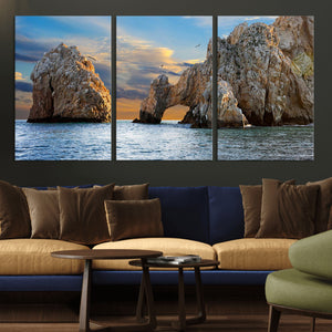 The Arch Cabo San Lucas Ocean Arch Wall Art Canvas Print,