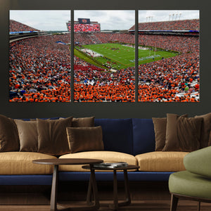 Auburn Stadium Wall Art Canvas Print, Jordan Hare Stadium