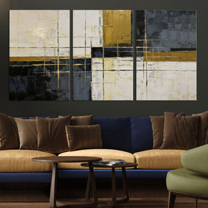 Geometric Abstract Wall Art Canvas Print