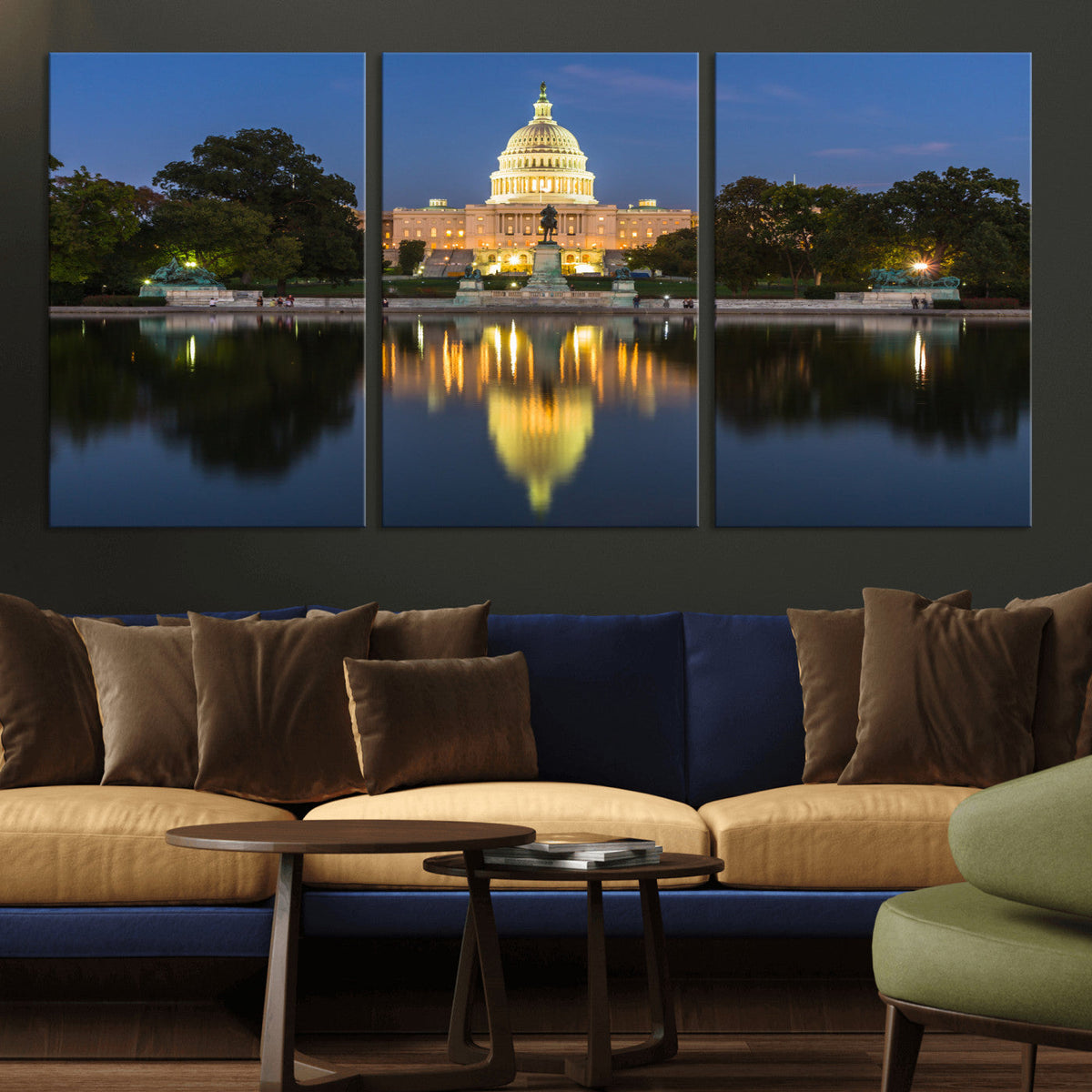 US Capitol Building Wall Art Canvas Print – Washington DC