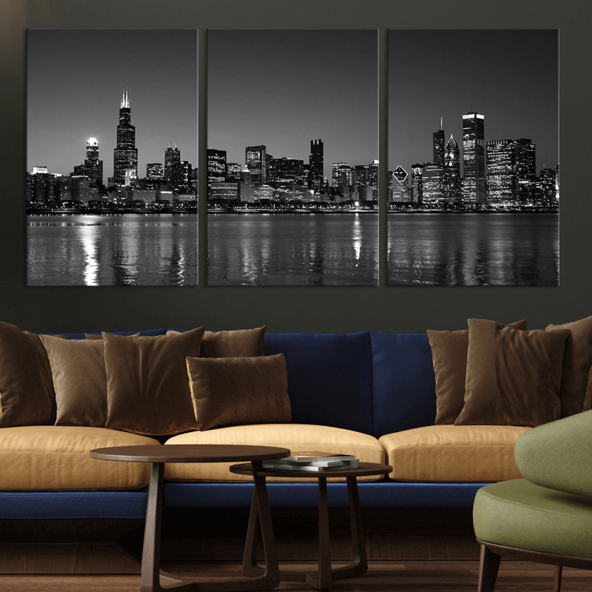 Chicago Wall Art Canvas Print