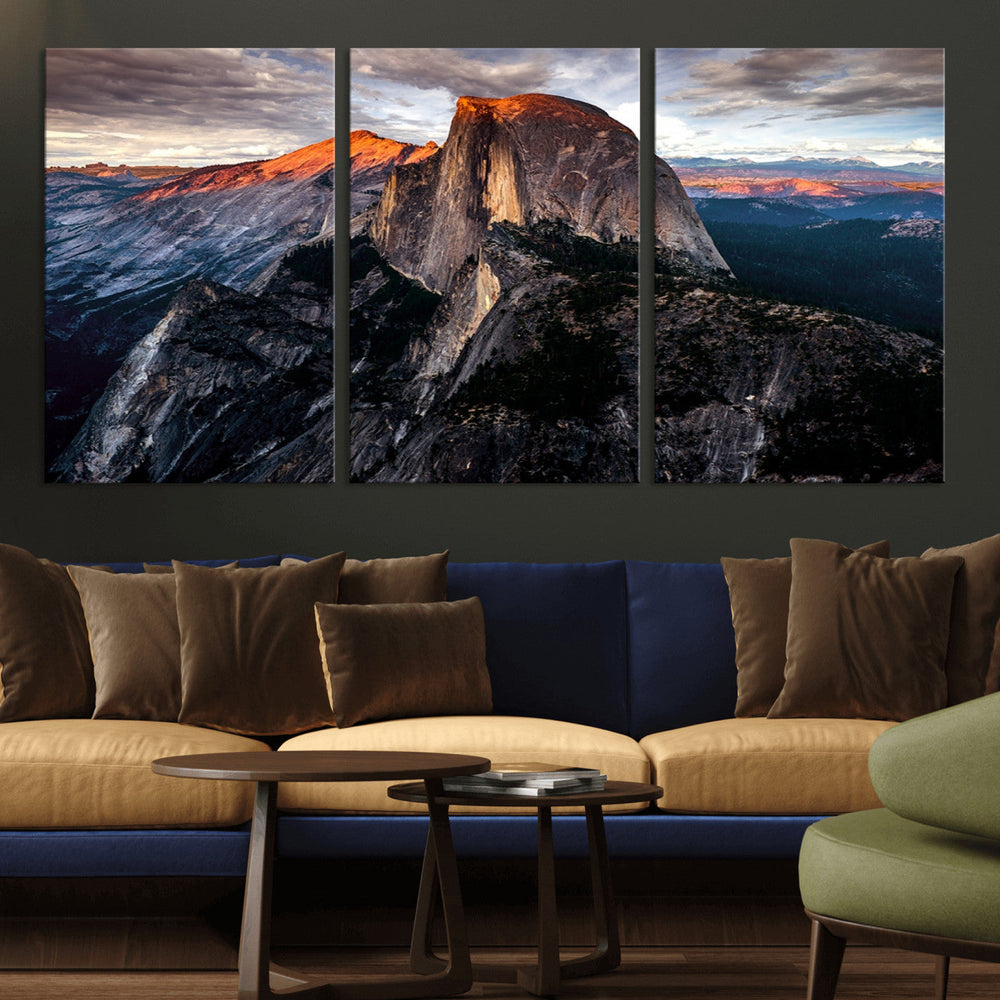 Half Dome Yosemite Wall Art – Majestic Mountain Landscape