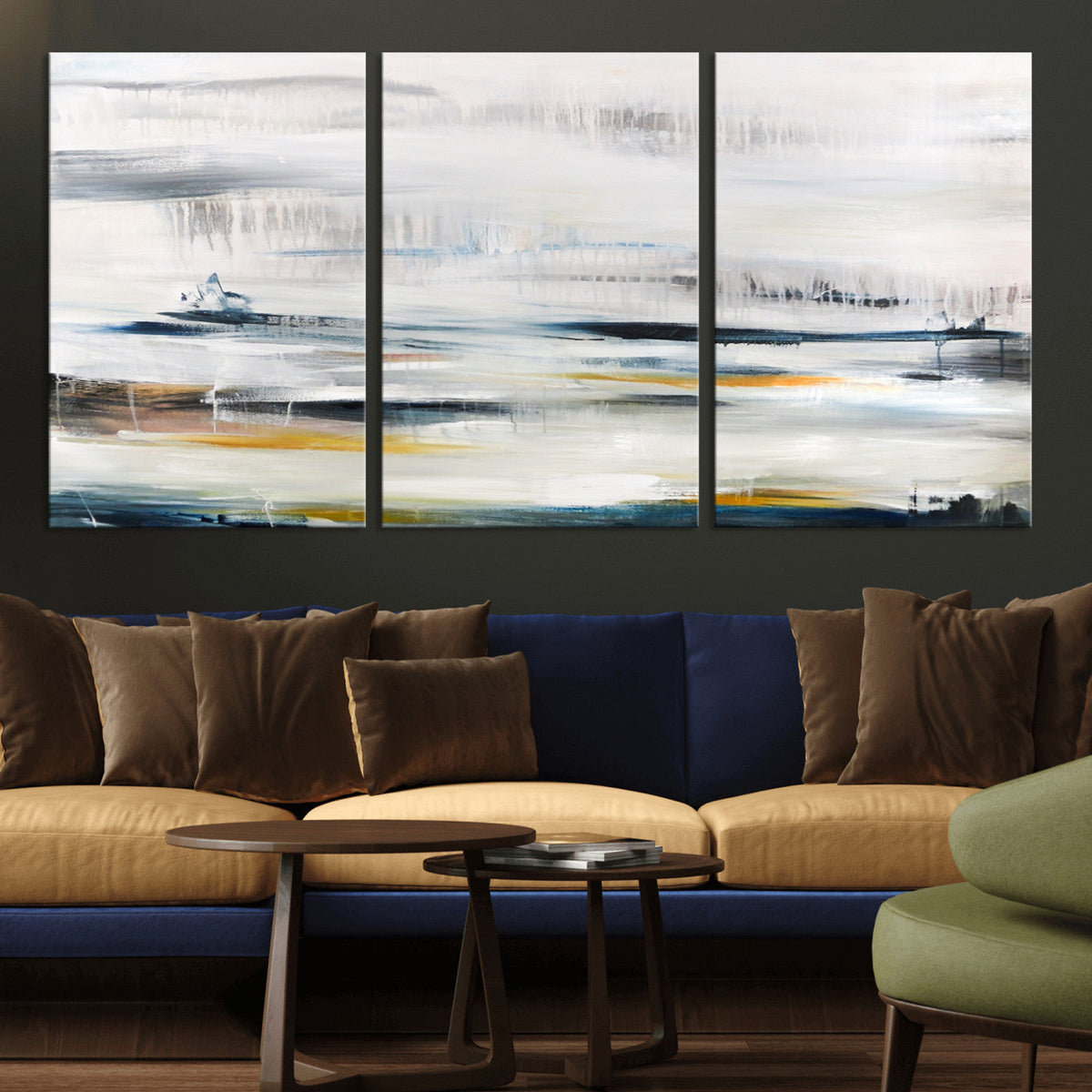Soft Color Abstract Canvas Print