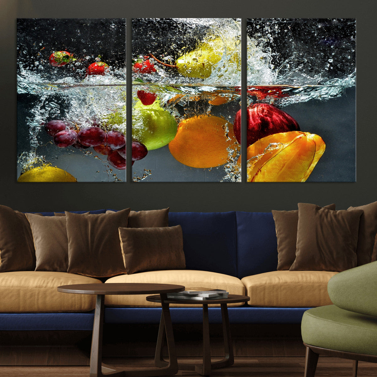 Kithen Vegetables World Wall Art Canvas Print