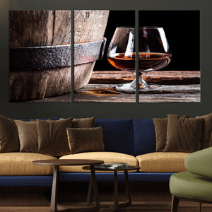 Scots Whiskey Wall Art Canvas Print
