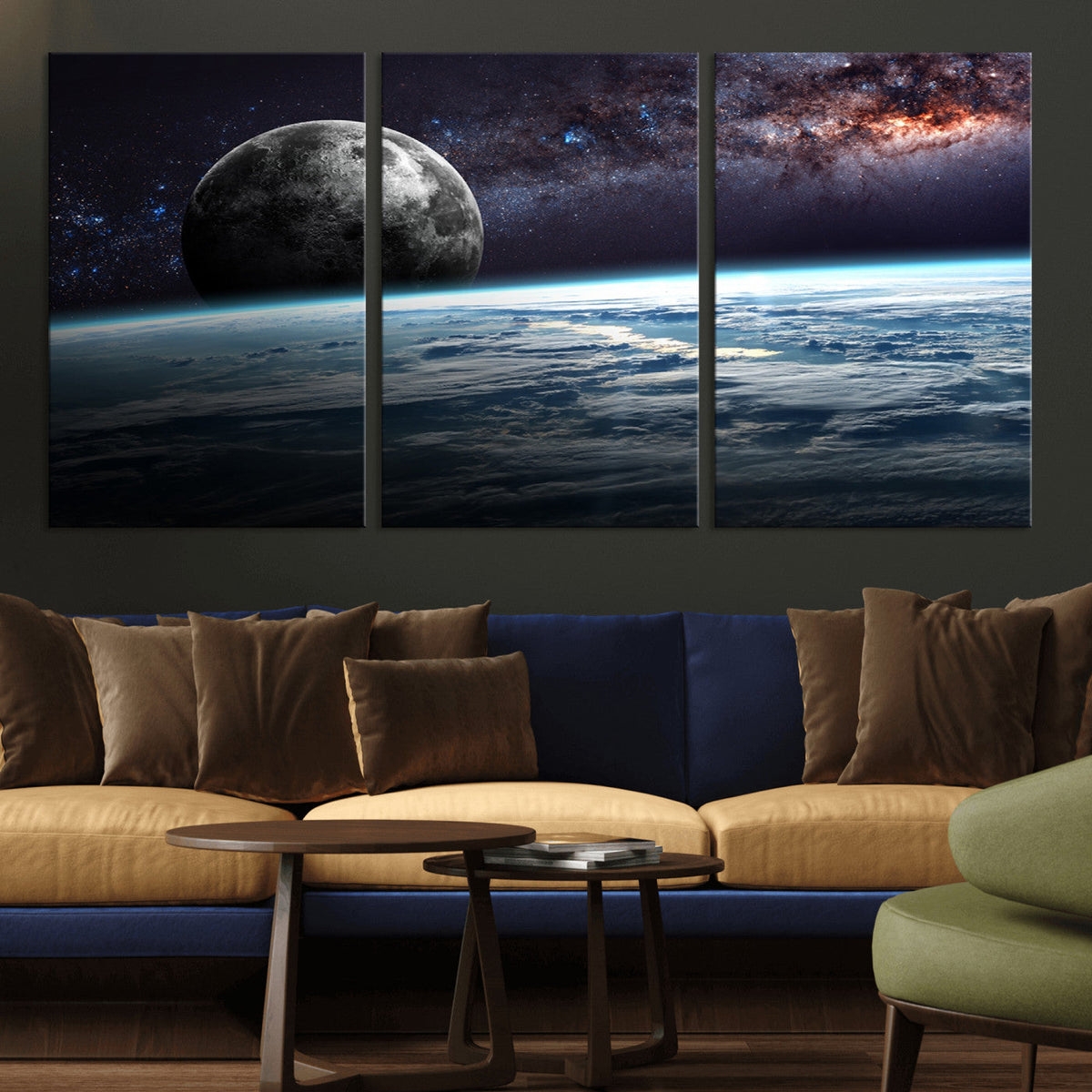 Space and Planet Canvas Print