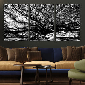 Mighty Angel Oak Wall Art | Angel Oak Tree Art Print