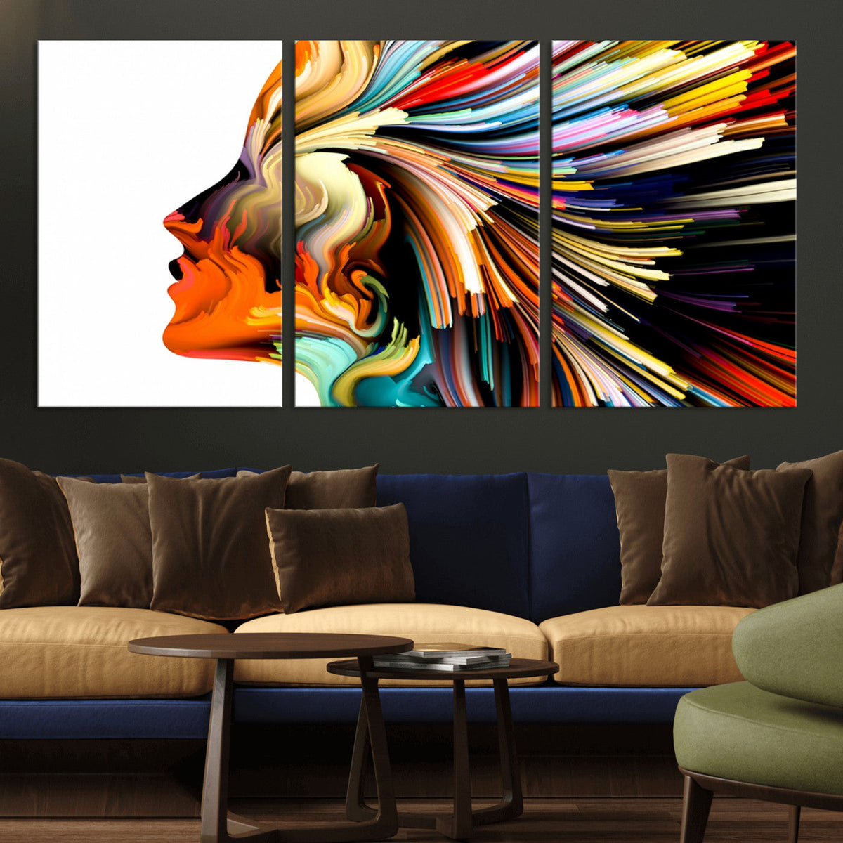 Profile Colors Canvas Print
