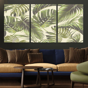 Palm Leaves Canvas Print