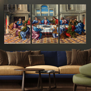 The Last Supper Multi Panel Canvas Wall Art