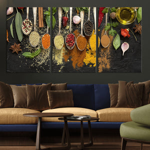 Spices Wall Art Canvas Print