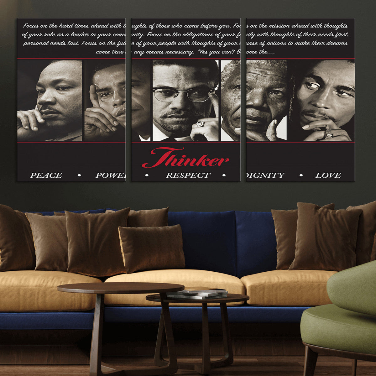 Thinkers of Wall Art Canvas Print - Inspirational Wall Art