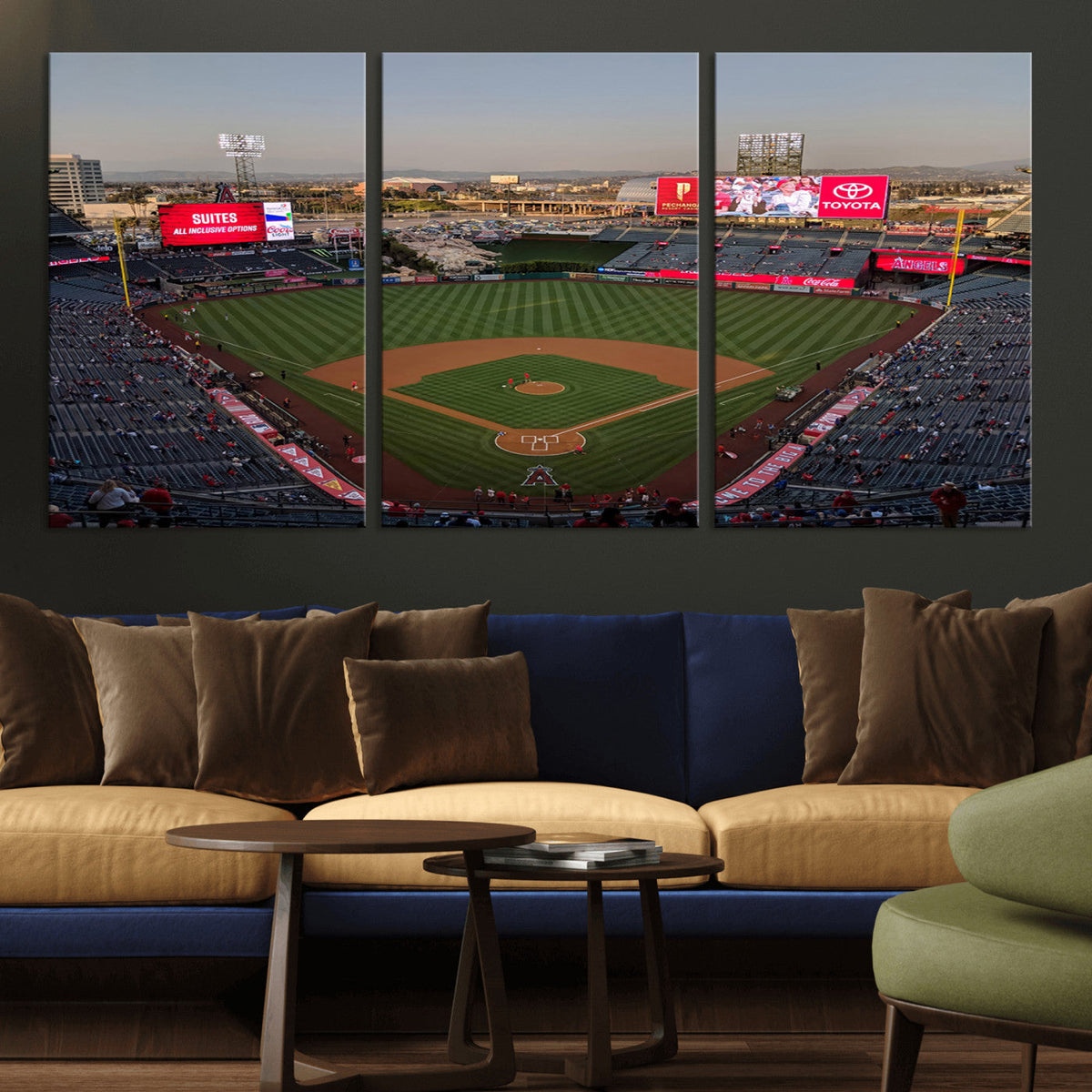 Los Angeles Angels Baseball Canvas Print - Anaheim Angel