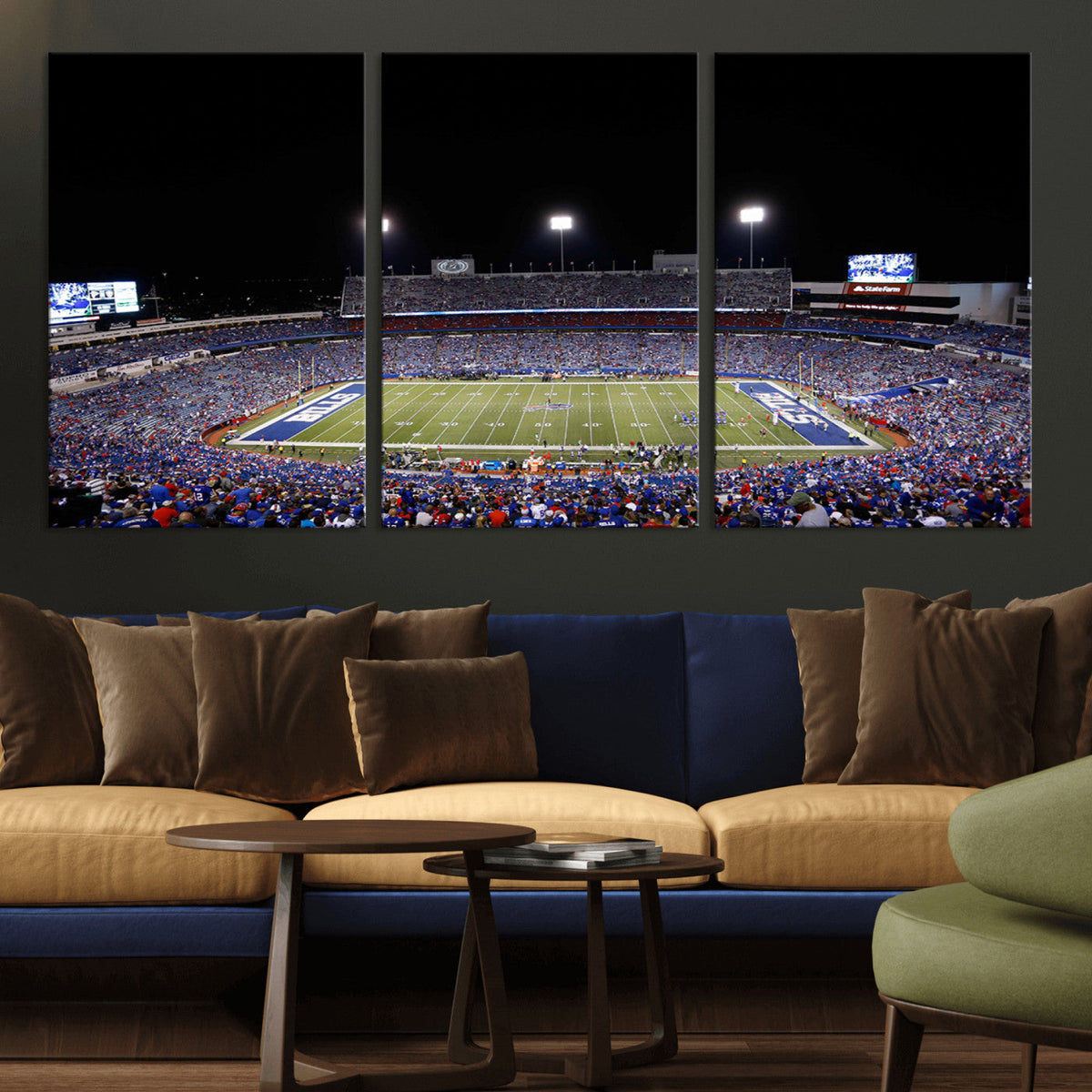 Buffalo Bills Wall Art - Buffalo Bills Stadium Canvas Print,
