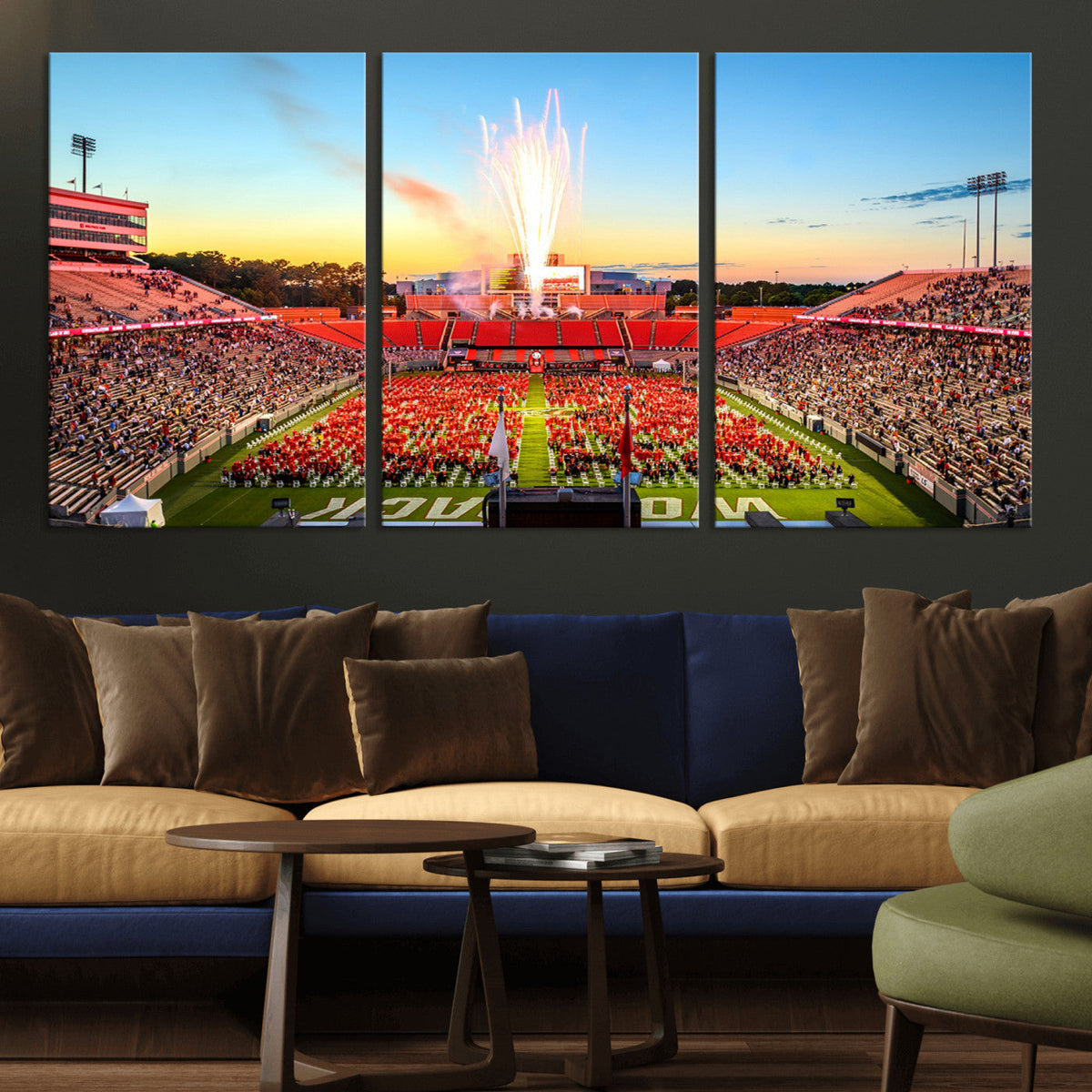North Carolina State University Canvas Print, North Carolina