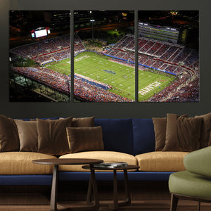 Florida Atlantic University Owls Canvas Print, Football Team