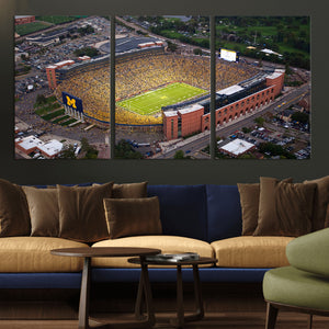 University of Michigan Wolverines Football Team Print - Ann