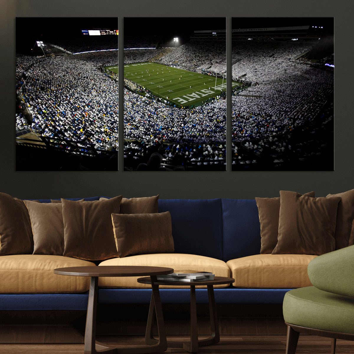 Penn State Football Stadium Wall Art - Beaver Stadium Canvas
