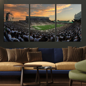 Michigan State Spartans Football Team Print - East Lansing