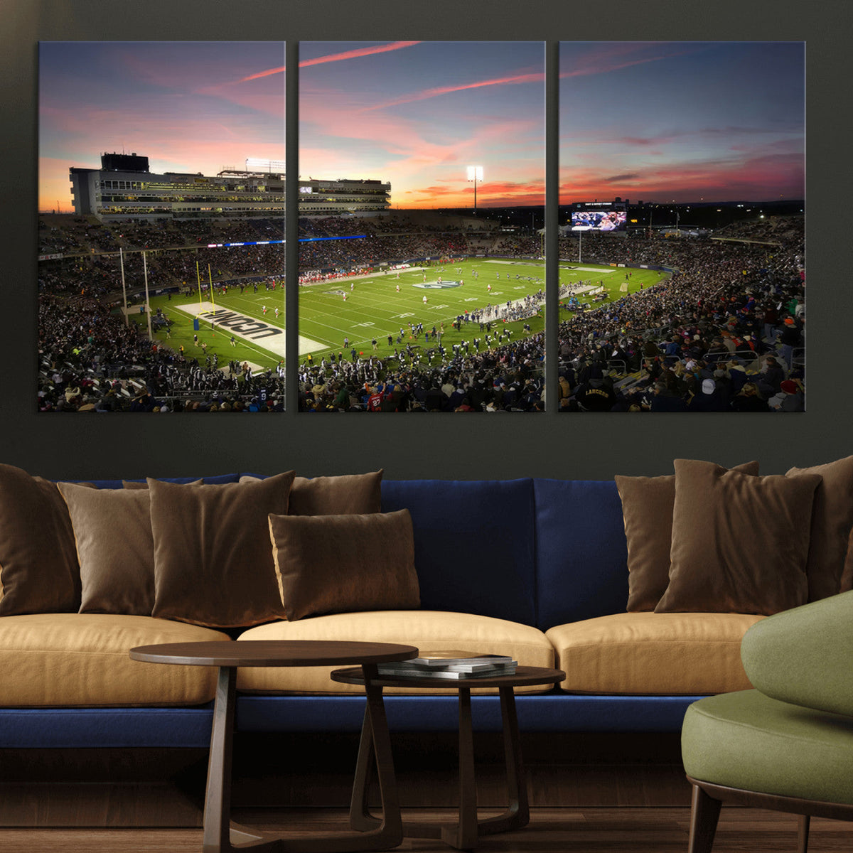 The University of Connecticut UCONN Huskies Football Team