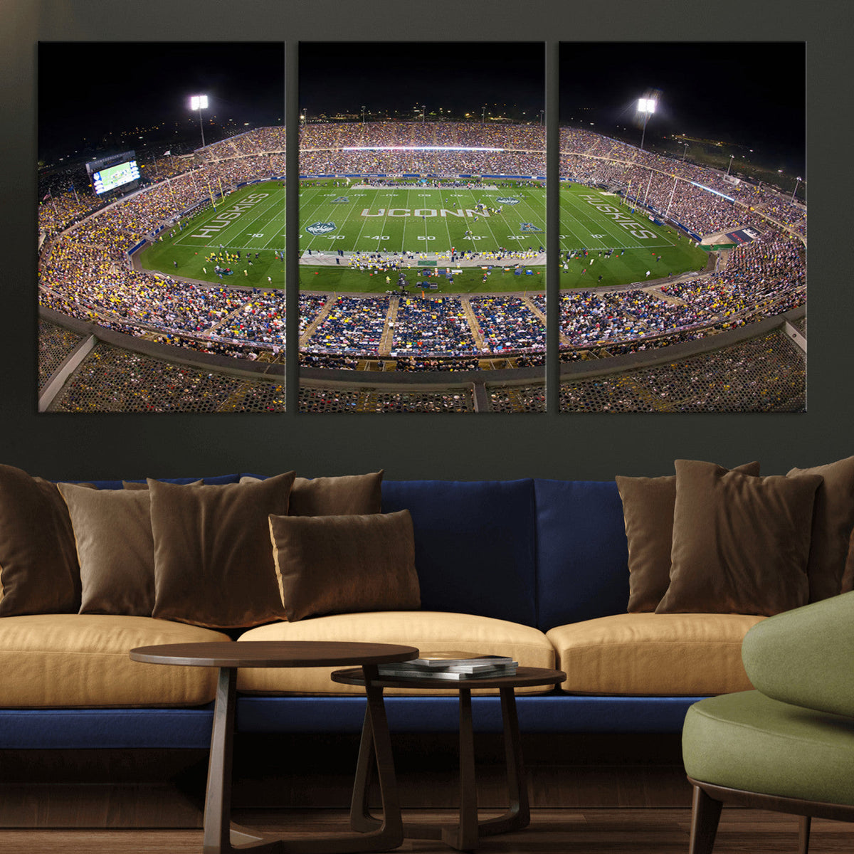 The University of Connecticut UCONN Huskies Football Team