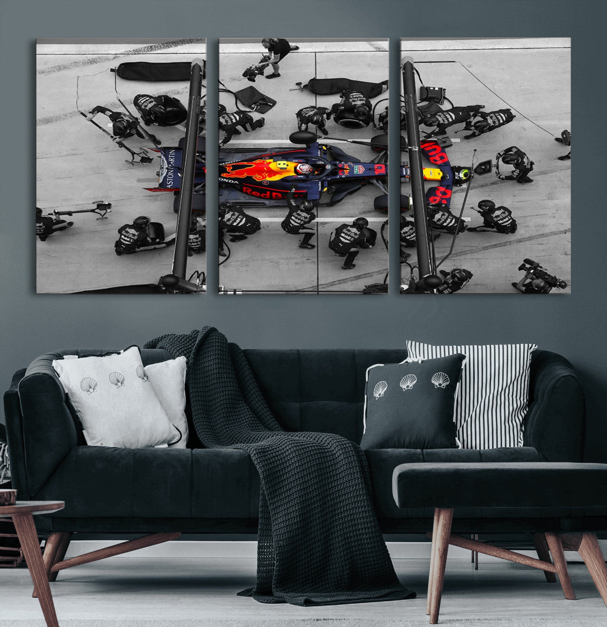 RedBull Formula 1 Canvas Wall Art Print