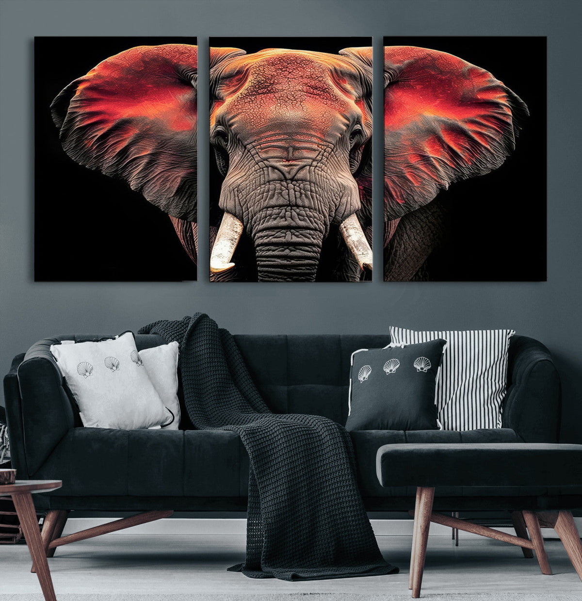 Elephant Wall Art Canvas Print