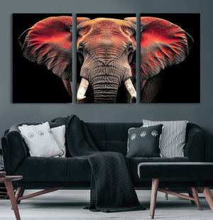 Elephant Wall Art Canvas Print