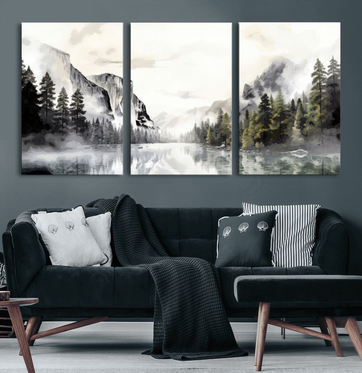 Yosemite Valley Wall Art Canvas Print – Framed and Ready to