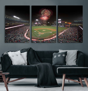 Fireworks at Angel Stadium – Los Angeles Angels Canvas