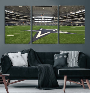 Dallas Cowboys Football Team Print - Arlington AT&T Stadium