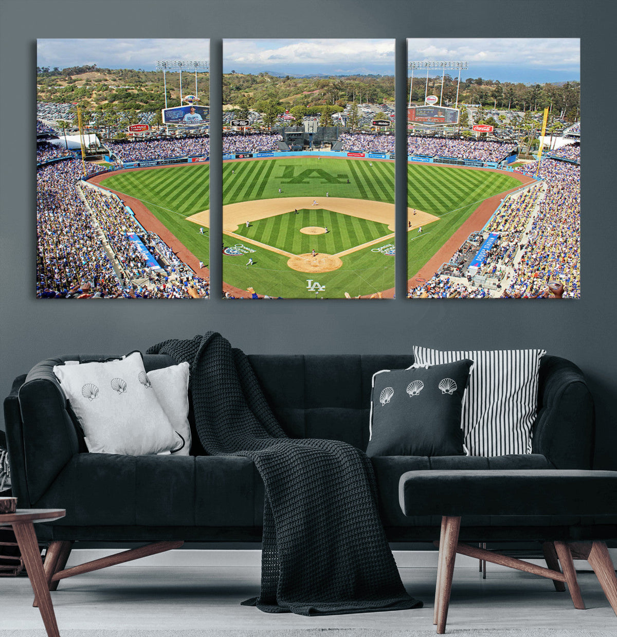 Citi Field Wall Art Print | 3-Panel New York Mets Baseball