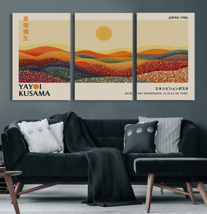 Yayoi Kusama Art Print Wall Decor – Yayoi Kusama Wabi Sabi