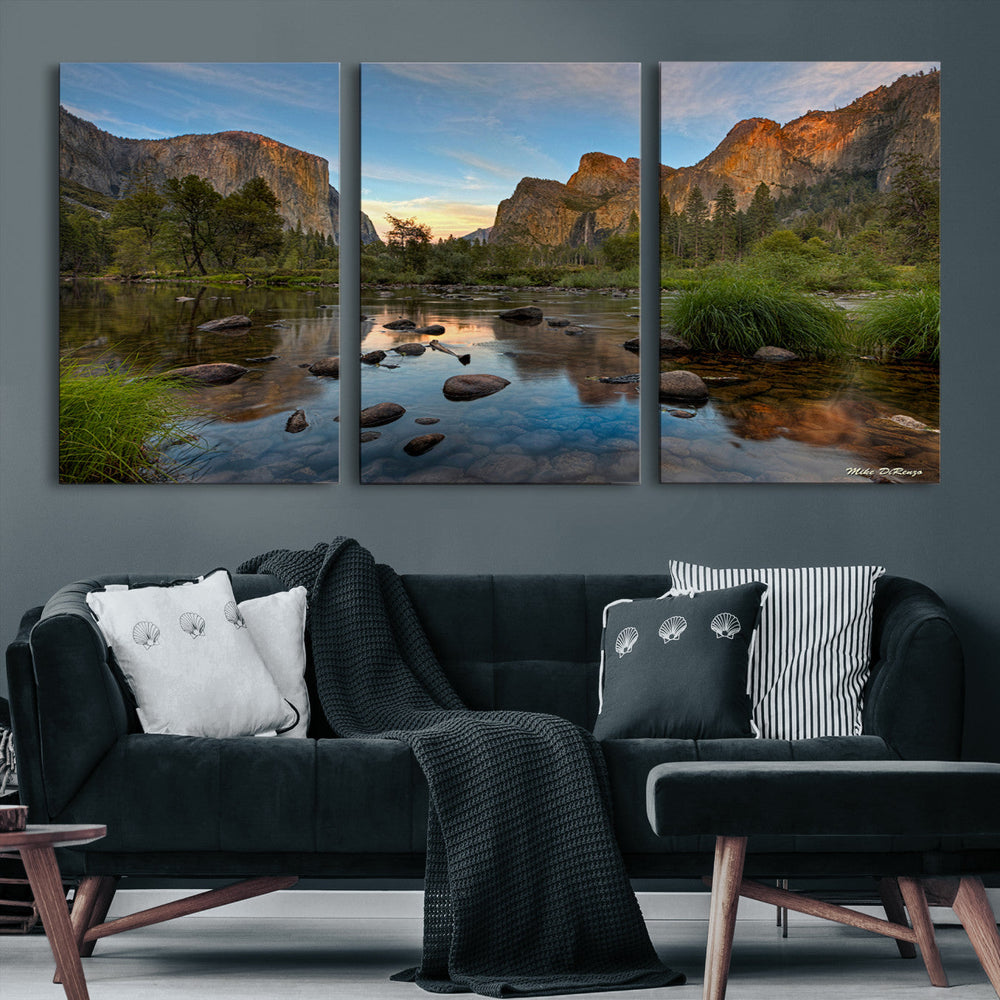 Yosemite Valley Wall Art Canvas Print – Framed El Capitan