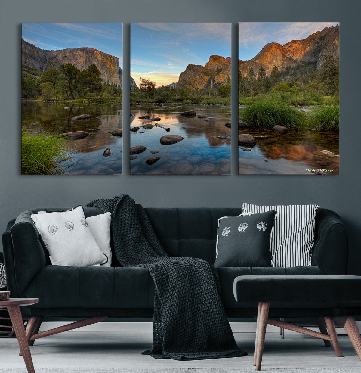 Yosemite Valley Wall Art Canvas Print – Framed El Capitan