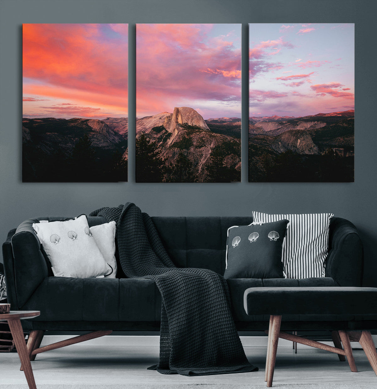 Half Dome Wall Art Canvas Print – Framed Yosemite National