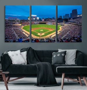 Target Field Stadium Wall Art Canvas Print – Minnesota Twins