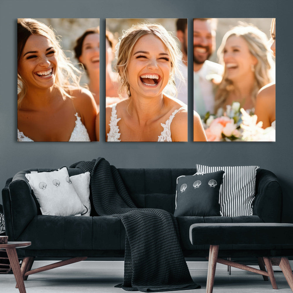 Custom Canvas Print, Personalized Photo Wall Art Unique
