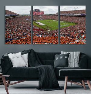Jordan-Hare Stadium Wall Art Canvas Print, College Sports
