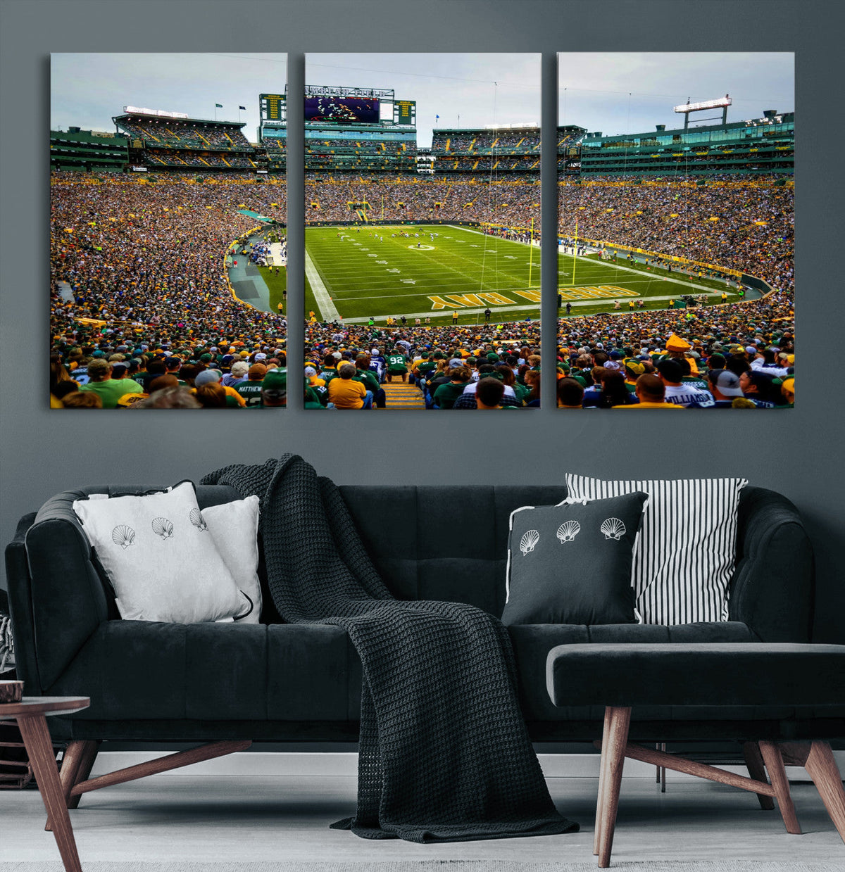 Green Bay Packers Lambeau Field Stadium Wall Art Canvas