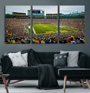 Green Bay Packers Lambeau Field Stadium Wall Art Canvas