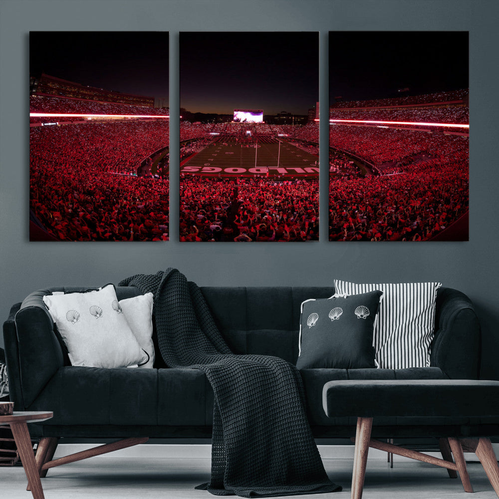 Sanford Stadium Wall Art Canvas Print – Georgia Bulldogs