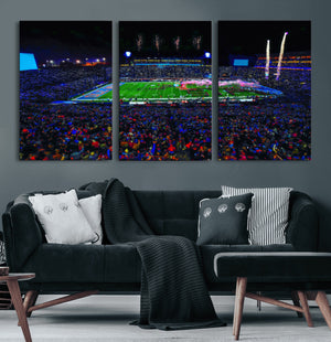 Ole Miss Rebels Vaught Hemingway Stadium Wall Art Canvas